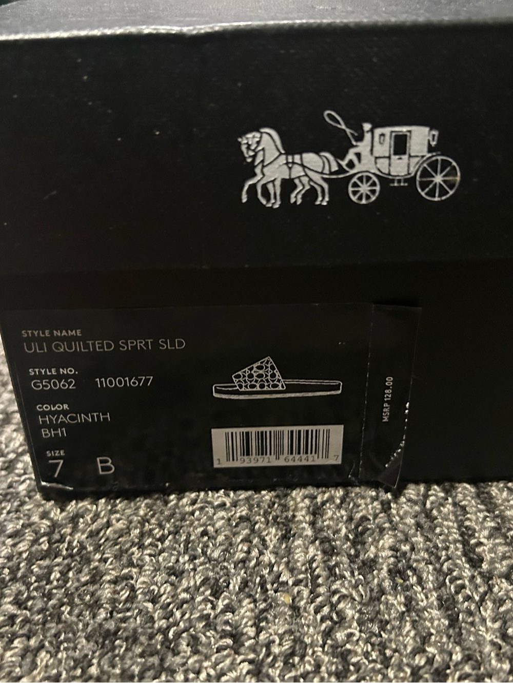 COACH Women's Pink Slide Sandals - Picture 5 of 5